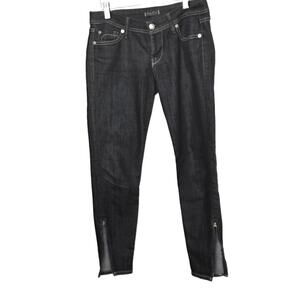 Fidelity Designer Denim Slick Skinny Jeans Dark Wash Viper Rinse Size 27